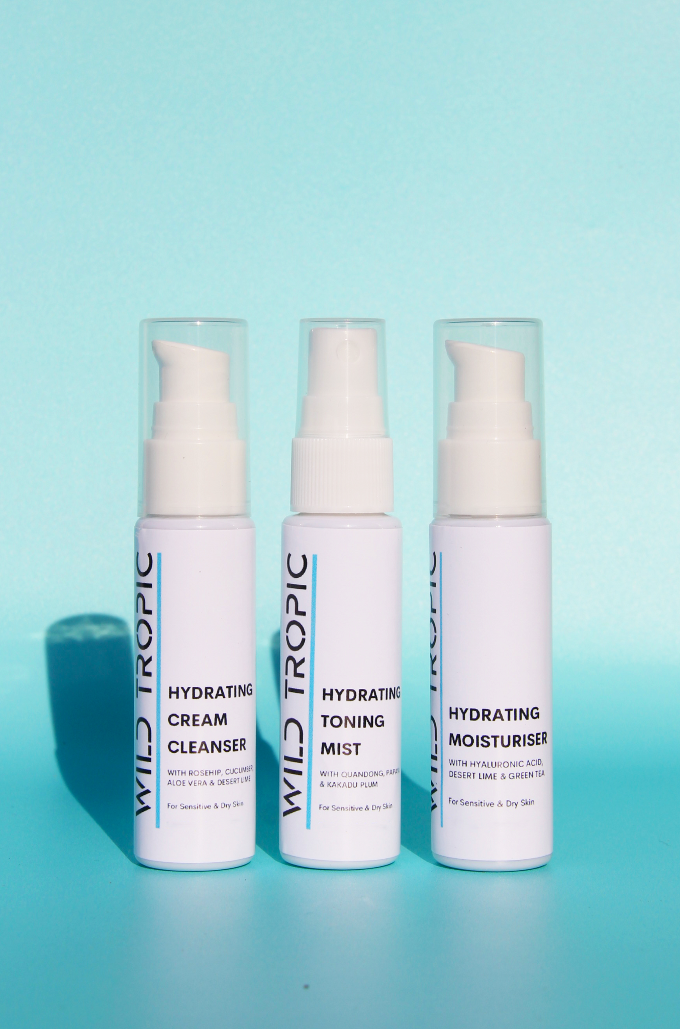Mini Trial Size - Hydrating Skin Essentials Bundle ( Sensitive/Dry/Dehydrated Skin)