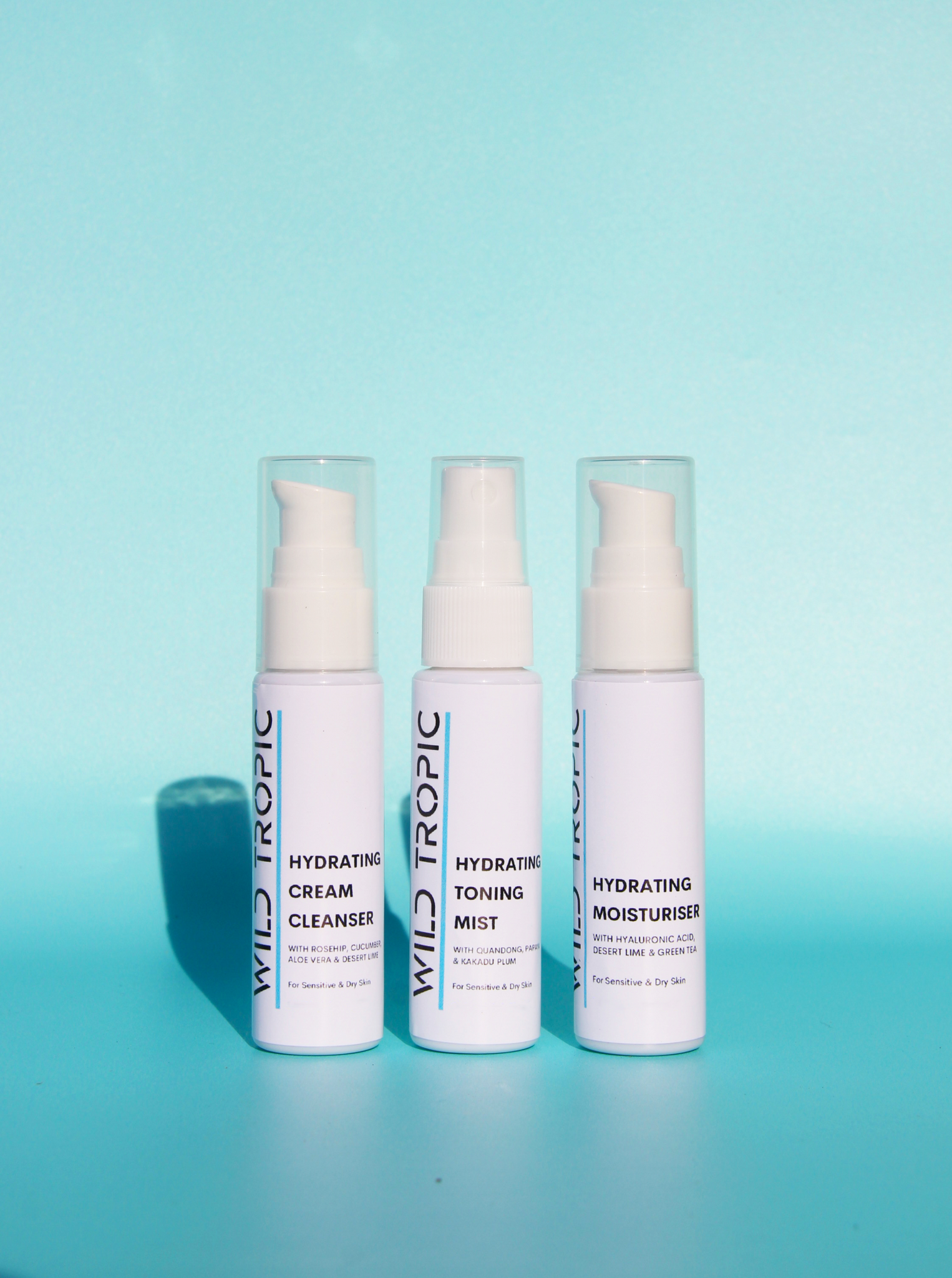 Mini Trial Size - Hydrating Skin Essentials Bundle ( Sensitive/Dry/Dehydrated Skin)